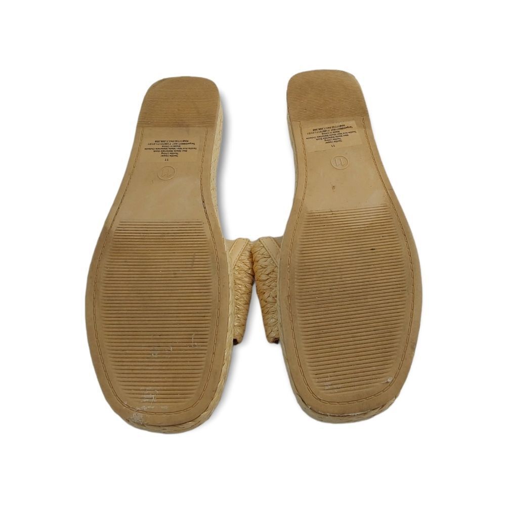 Universal Thread Women's Mardi Raffia Platform Sandals Size 11. - Picture 8 of 11